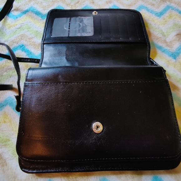 ✔️BUXTON Black Convertible Crossbody Bag - Picture 5 of 8